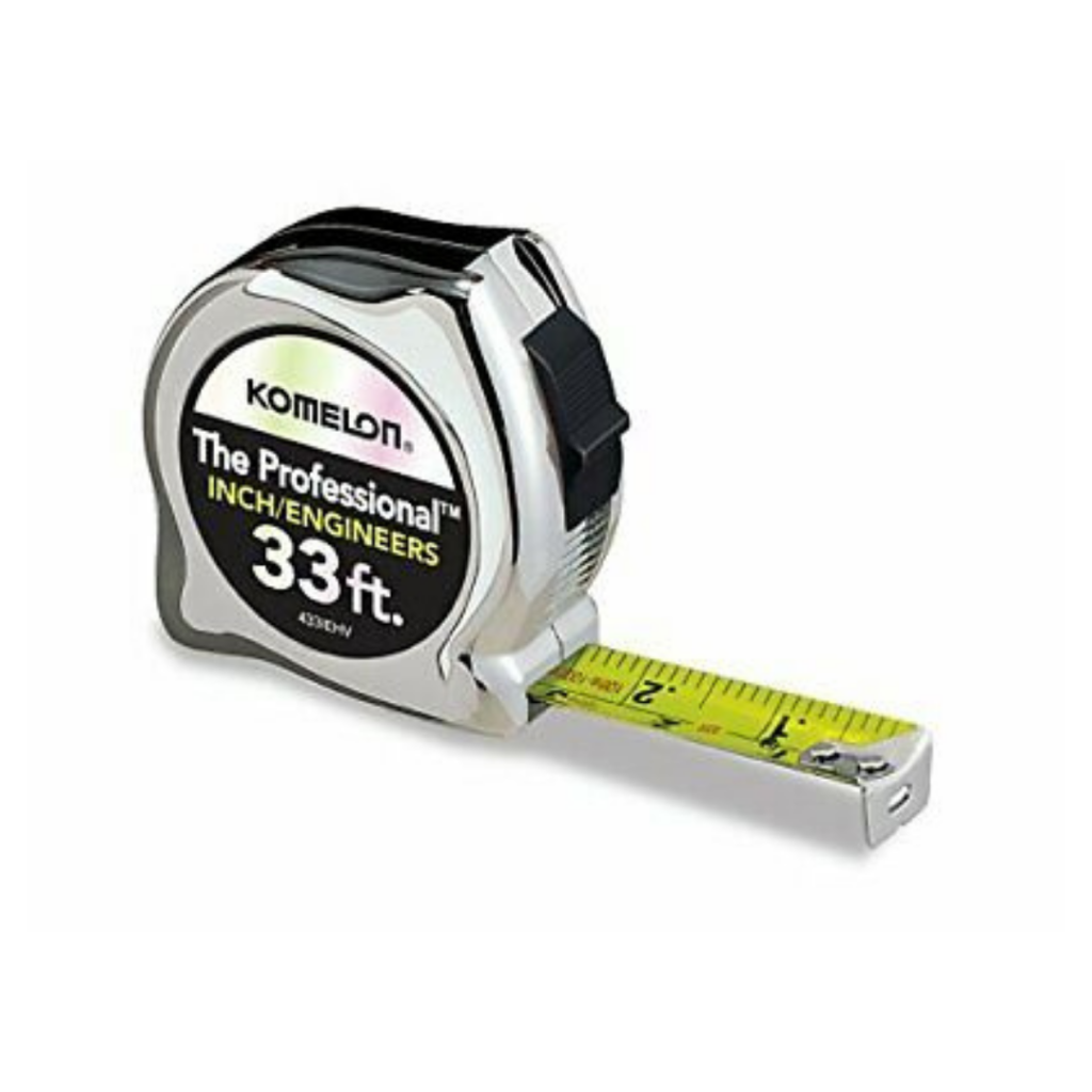 Komelon Professional Tape Measure Clausen's Carolina Lasers
